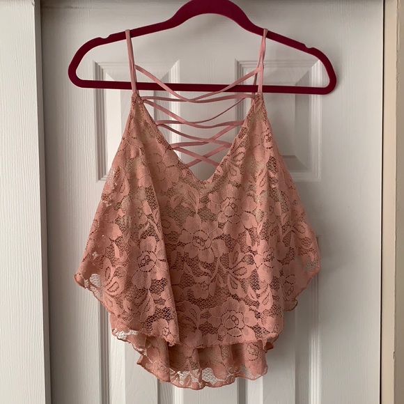 Express Tops - Women’s express size small pink shirt